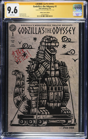 Godzilla’s The Odyssey | ATTACK PETER TROJANZILLA VARIANT | CGC SS 9.6