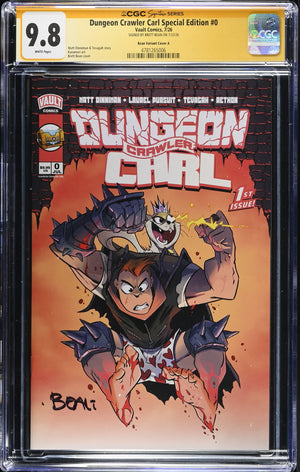 DUNGEON CRAWLER CARL #0 CVR D BRETT BEAN VAR | CGC SS 9.8