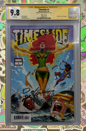 TIMESLIDE #1 | DAVID NAKAYAMA SPOILER VARIANT | CGC SS 9.8