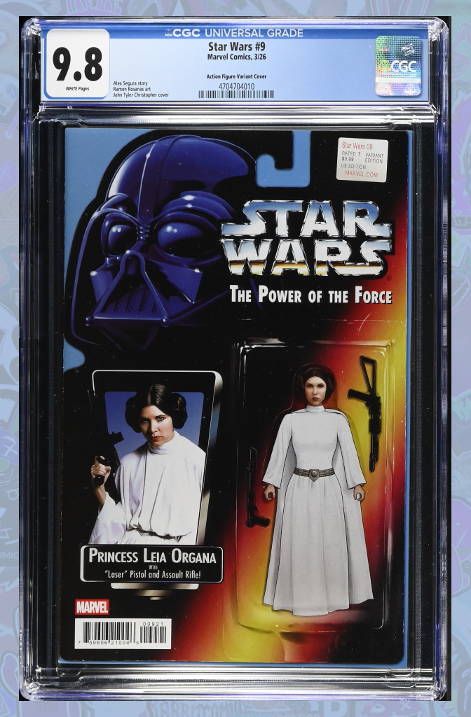 Star Wars #9 John Tyler Christopher Action Figure Variant | CGC 9.8