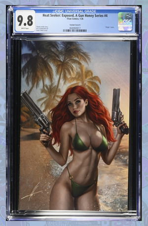 Heat Seeker Exposed A Gun Honey Series #4 (Of 4) Cover K Carla Cohen Full Art Variant | CGC 9.8