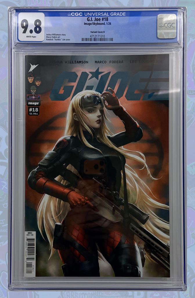 G.I. Joe #18 Cover B Kendrick Kunnka Lim Variant | CGC 9.8