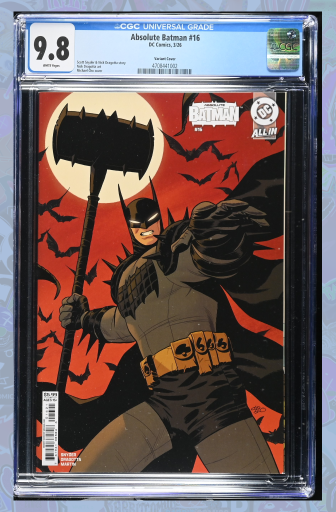 ABSOLUTE BATMAN #16 | CVR B MICHAEL CHO CARD STOCK VAR | CGC 9.8