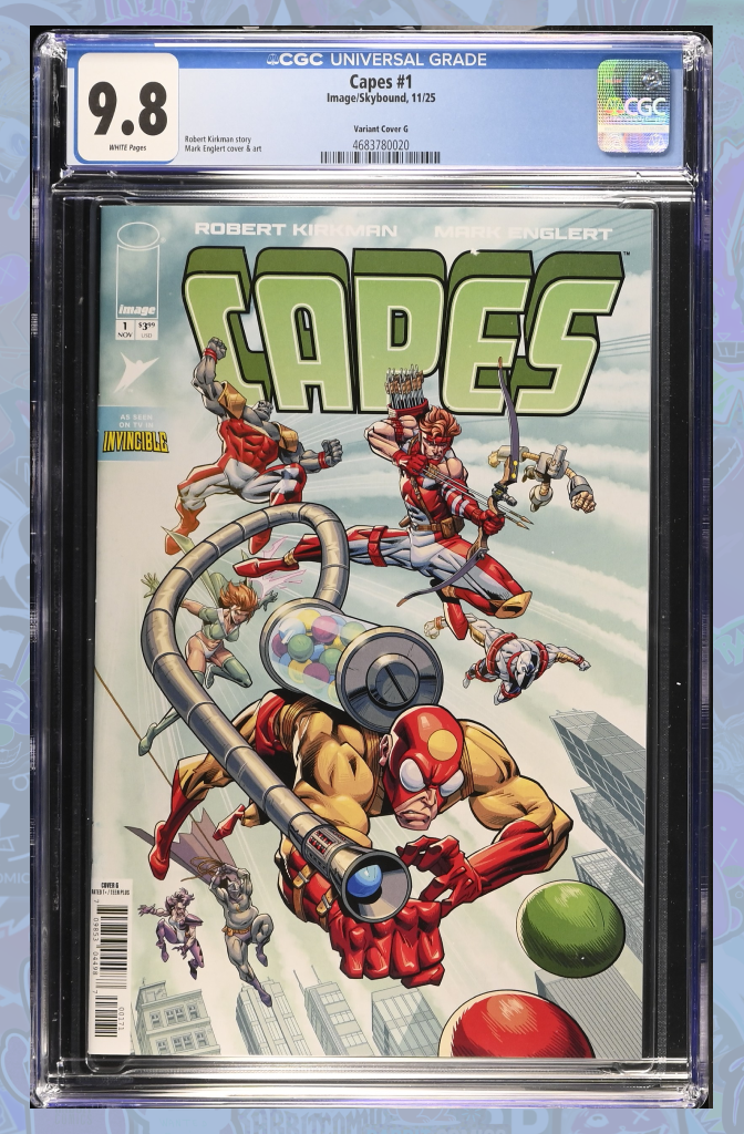 Invincible Universe Capes #1 Cover G Mark Englert Youngblood Team Up Variant | CGC 9.8