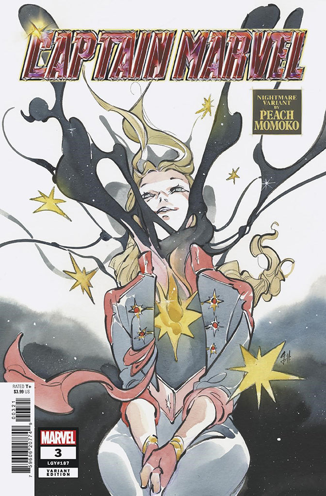 CAPTAIN MARVEL #3 | PEACH MOMOKO NIGHTMARE VARIANT – Rabbit Comics