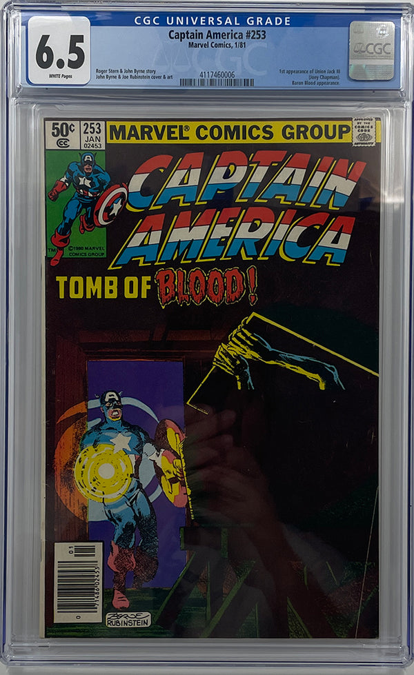 Captain America #253 | 1st of App of Union Jack III | CGC 6.5