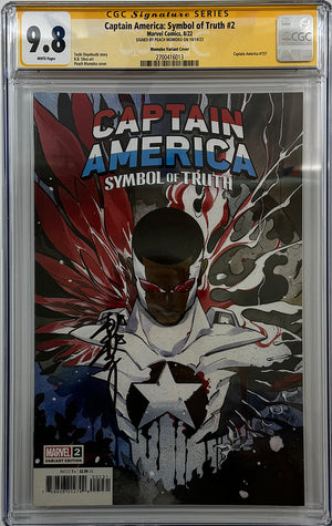 Captain America: Symbol of Truth #1 | Peach Momoko 1:25 Ratio Variant | CGC SS 9.8