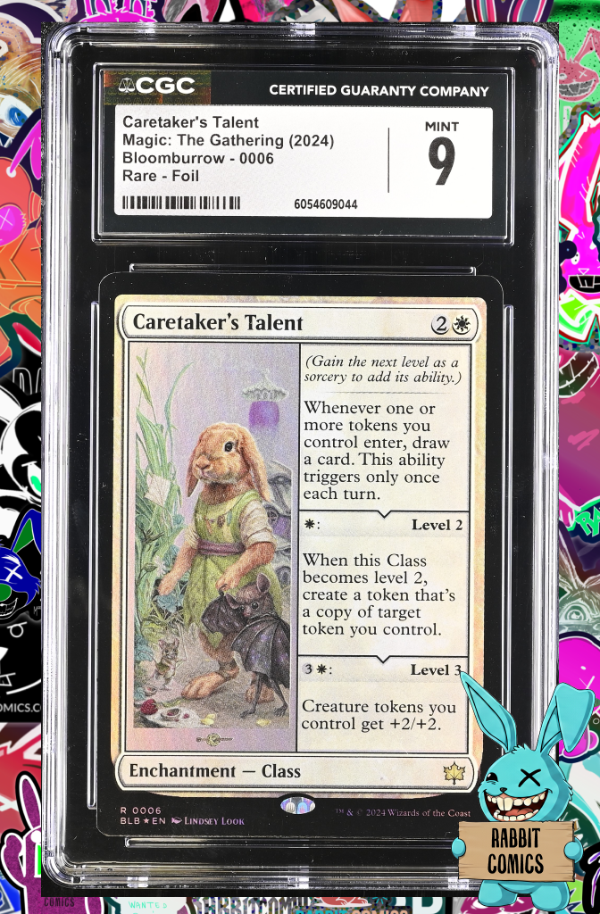 MTG: Caretaker's Talent |  Boomburrow Rare Foil 0006 | CGC 9