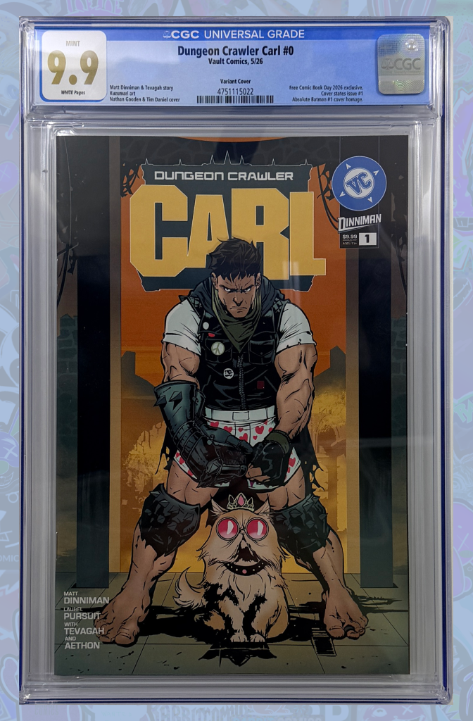 Dungeon Crawler Carl #0 FCBD Vault Exclusive Absolute Batman Homage | CGC 9.9