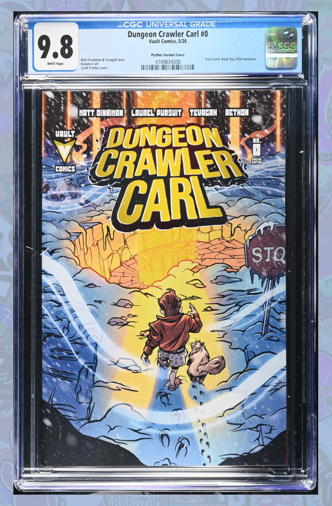 Dungeon Crawler Carl #0 FCBD AKIRA Homage Trade Scott Panther CGC 9.8