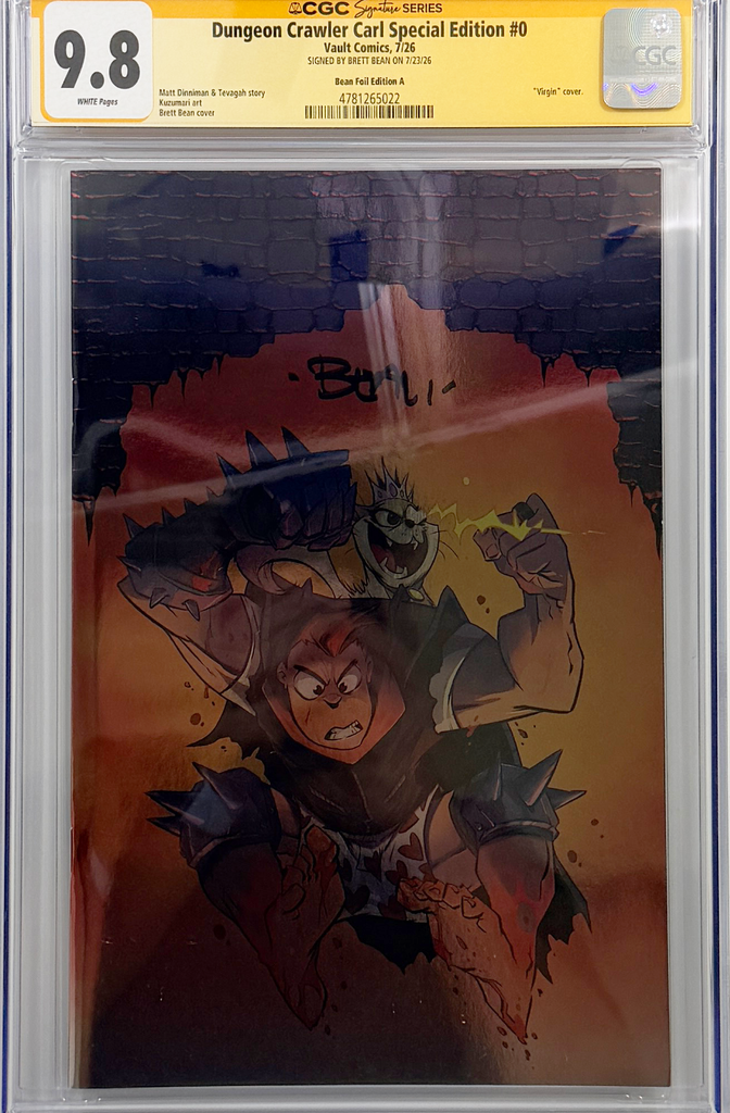 DUNGEON CRAWLER CARL #0 CVR G BRETT BEAN FOIL VAR | CGC SS 9.8