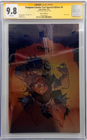 DUNGEON CRAWLER CARL #0 CVR G BRETT BEAN FOIL VAR | CGC SS 9.8