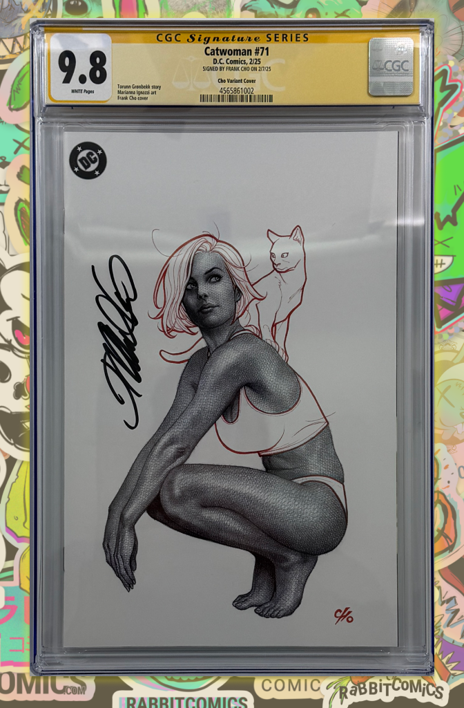 CATWOMAN #71 | CVR B FRANK CHO 1:50 RATIO VARIANT | SIGNED BY FRANK CHO | CGC SS 9.8