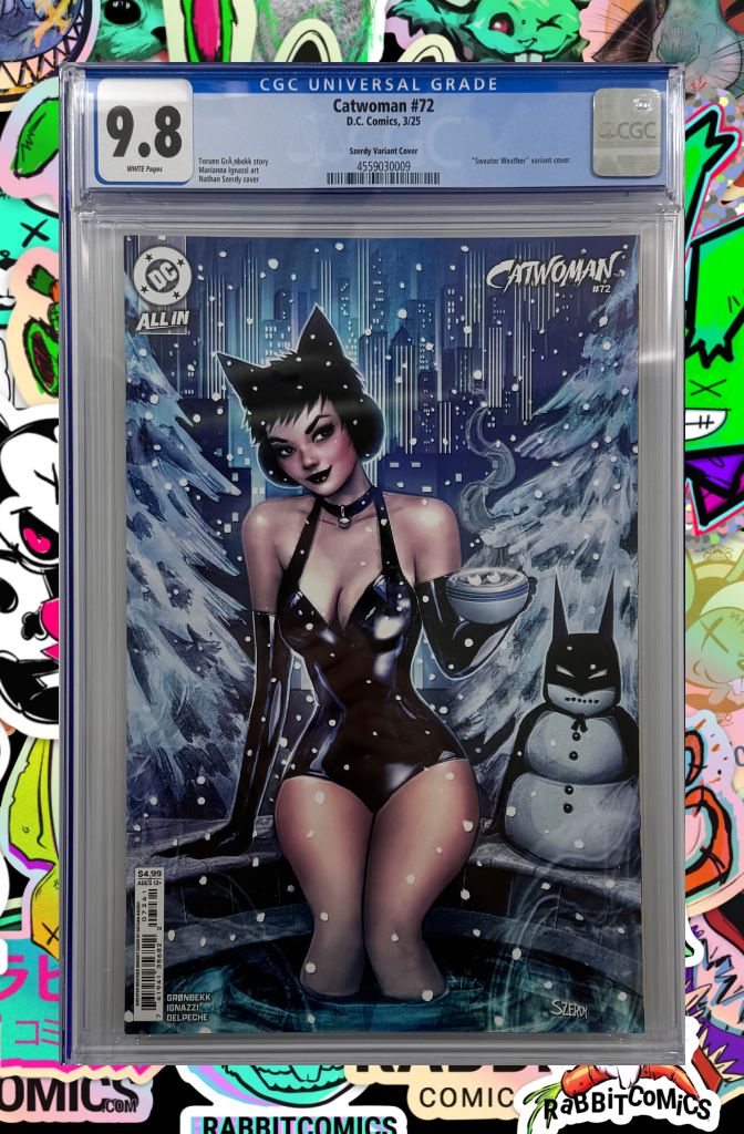 CATWOMAN #72 | CVR D NATHAN SZERDY SWEATER WEATHER CARD STOCK VAR | CGC 9.8