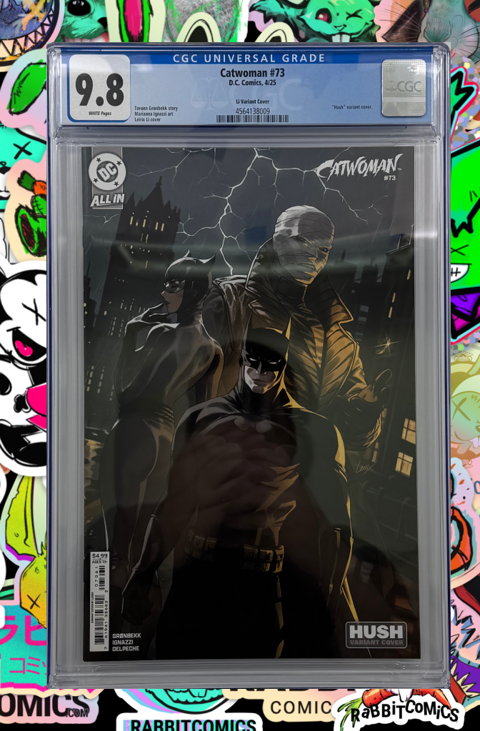 Catwoman #73 | Cover D Lesley Leirix Li Hush Card Stock Variant | CGC 9.8