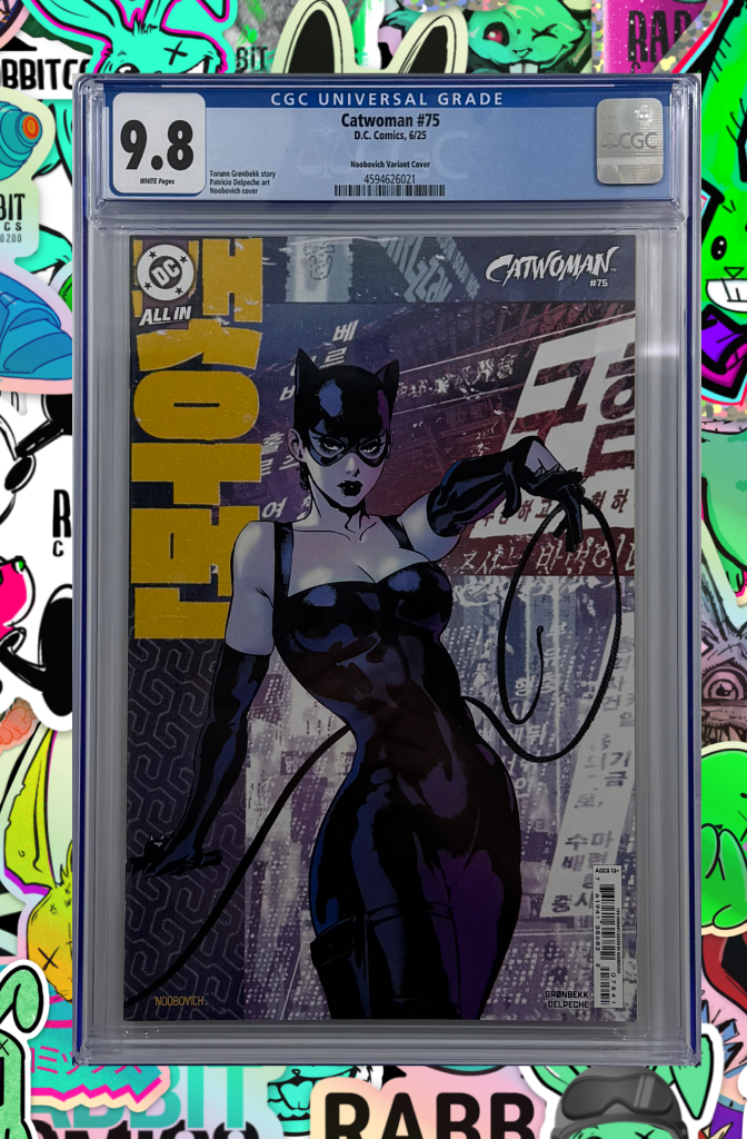 Catwoman #75 | Cover D 1:25 Ratio  Noobovich Card Stock Variant | CGC 9.8
