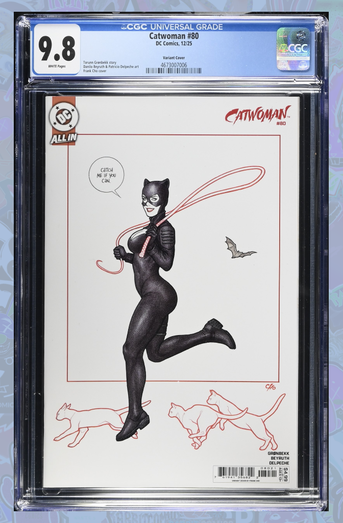 Catwoman #80 Cover B Frank Cho Card Stock Variant | CGC 9.8