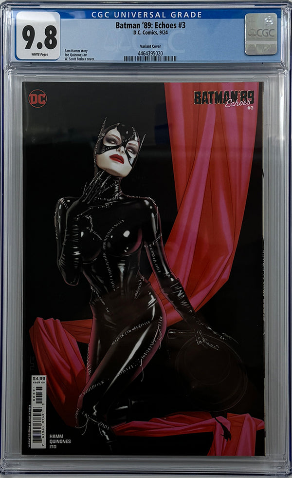 BATMAN 89 ECHOES #3 (OF 6) | CVR B W SCOTT FORBES CARD STOCK VARIANT | CGC 9.8