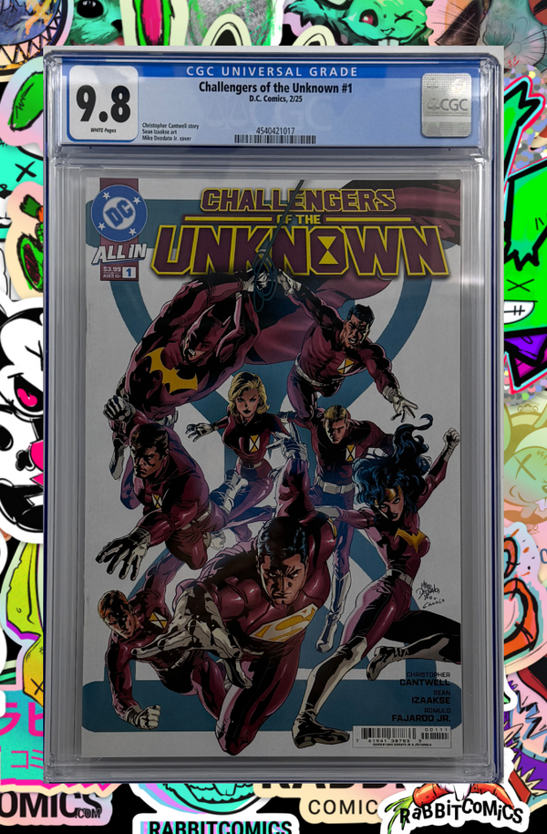 CHALLENGERS OF THE UNKNOWN #1 (OF 6) | CVR A MIKE DEODATO JR | CGC 9.8