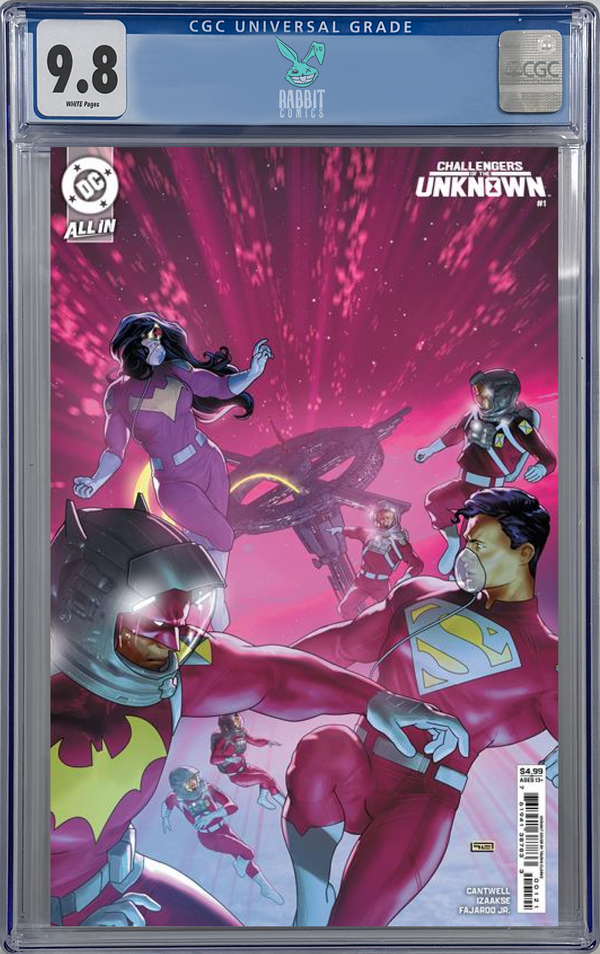 CHALLENGERS OF THE UNKNOWN #1 (OF 6) | CVR B TAURIN CLARKE CARD STOCK VAR | CGC 9.8 | PREORDER