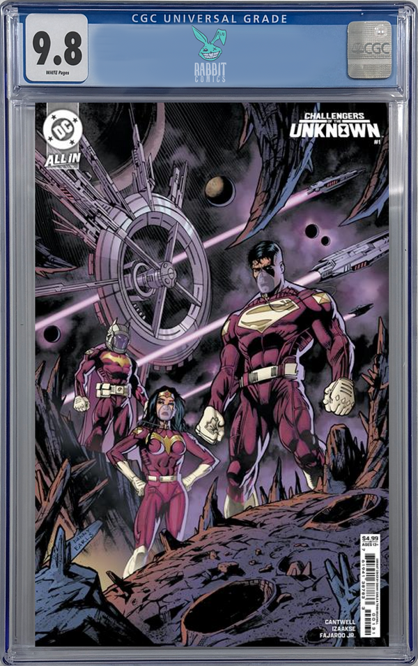 CHALLENGERS OF THE UNKNOWN #1 (OF 6) | CVR C DANNY EARLS CARD STOCK VAR | CGC 9.8 | PREORDER