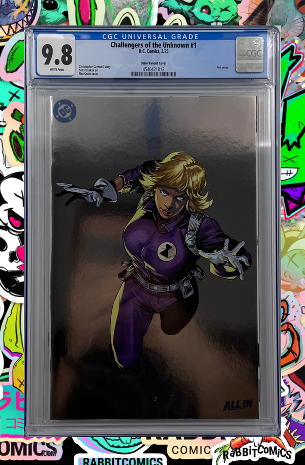 CHALLENGERS OF THE UNKNOWN #1 (OF 6) | CVR G FICO OSSIO ALL IN FOIL VAR | CGC 9.8