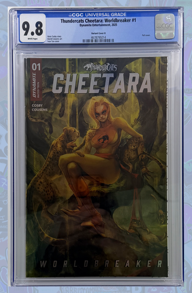 Cheetara Worldbreaker #1 Cover H Ivan Tao Foil Variant | CGC 9.8