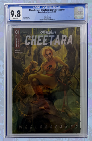 Cheetara Worldbreaker #1 Cover H Ivan Tao Foil Variant | CGC 9.8