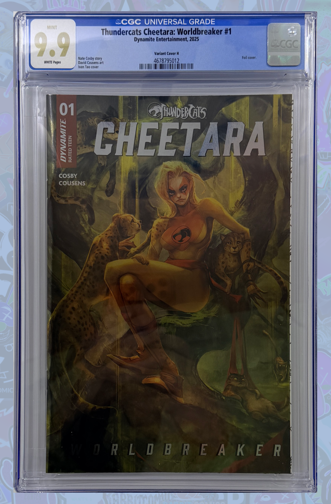 Cheetara Worldbreaker #1 Cover H Ivan Tao Foil Variant | CGC 9.9