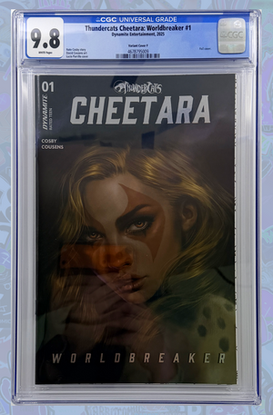 Cheetara Worldbreaker #1 Cover F Lucio Parrillo Foil Variant | CGC 9.8
