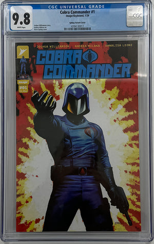 COBRA COMMANDER #1 | CVR D INC 1:25 STEVE EPTING VARIANT | CGC 9.8