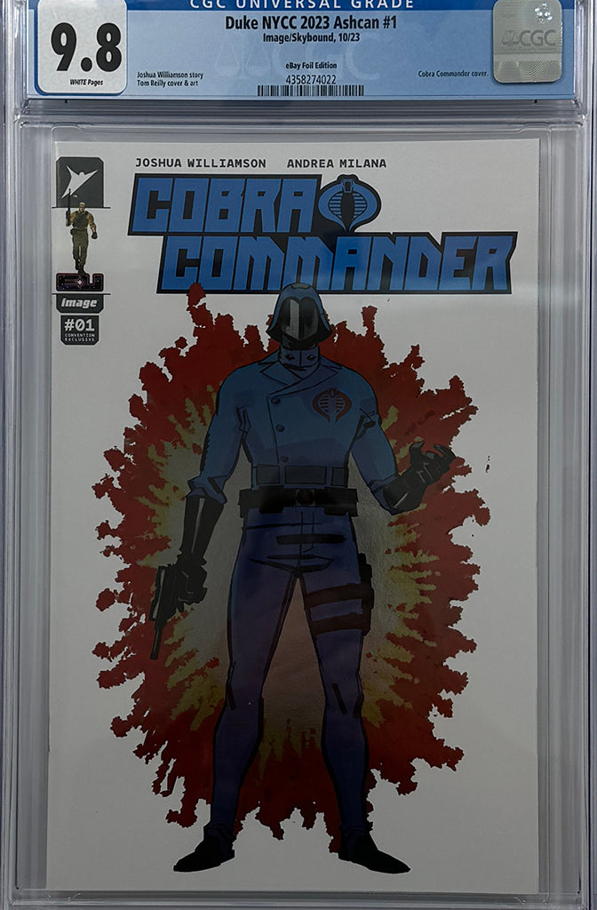 Duke #1 Ashcan | GI Joe Cobra Commander Spot Foil Variant NYCC Exclusive | CGC 9.8