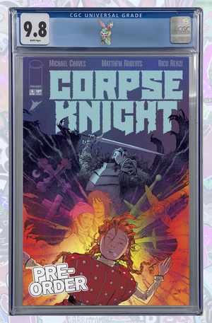 CORPSE KNIGHT #3 CVR A MATTHEW ROBERTS & RICO RENZI  | CGC 9.8 | PREORDER