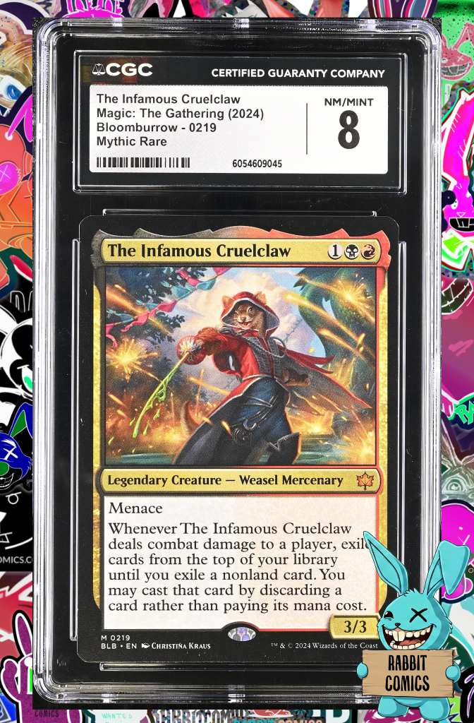 MTG: The infamous Cruelclaw |  Boomburrow Mythic Rare 0219 | CGC 8