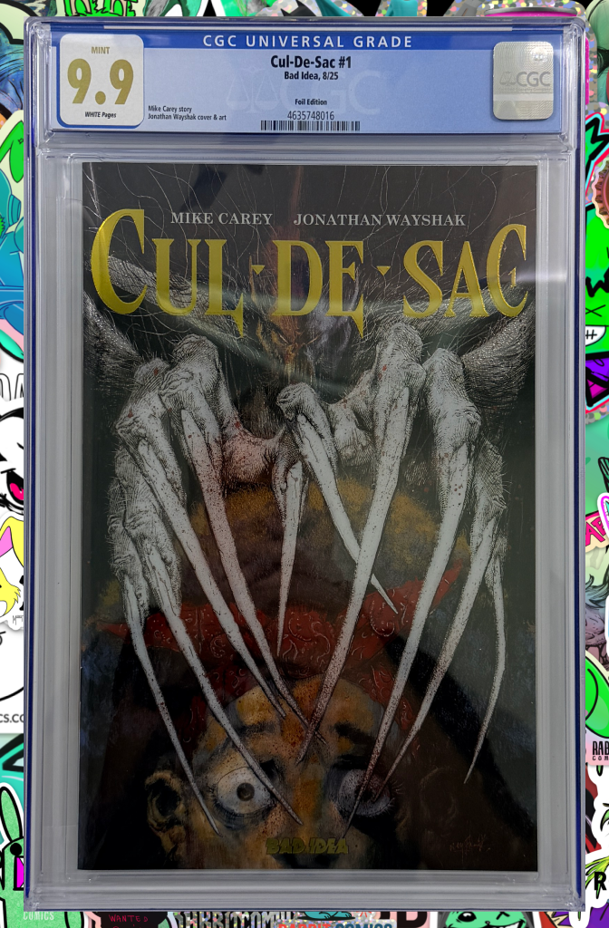 Cul De Sac #1 (Of 4) | Cover C Jonathan Wayshak Chromium Variant | CGC 9.9
