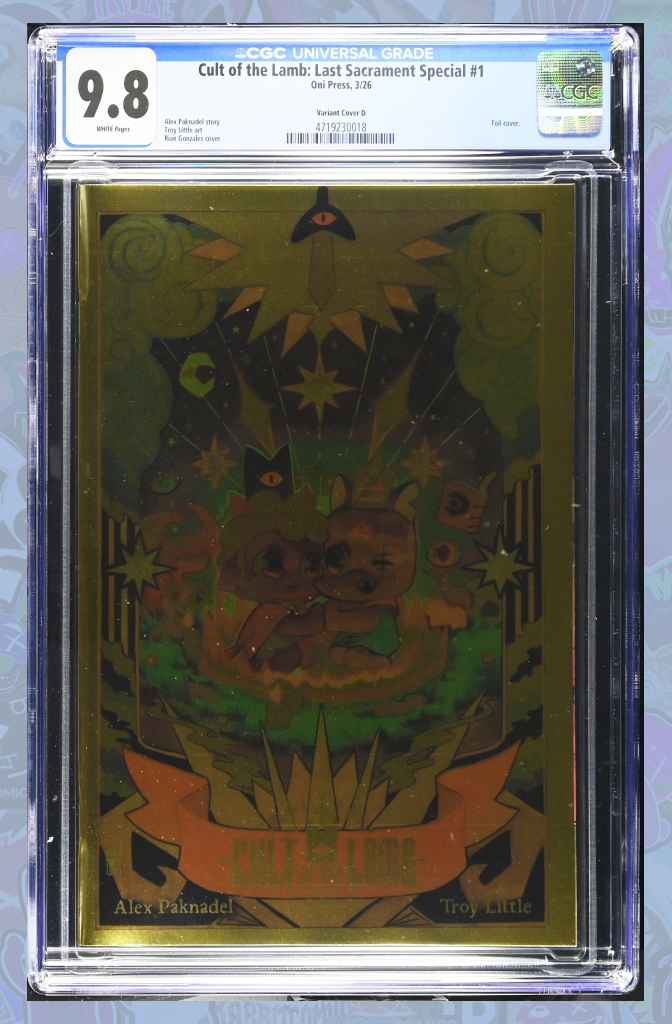 Cult Of The Lamb Last Sacrament Special #1 Cover D Rian Gonzales Foil Variant | CGC 9.8