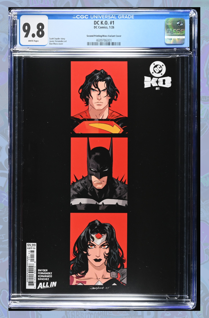 DC K.O. #1 (Of 5) 2nd Print Cover B Dan Mora Variant | CGC 9.8