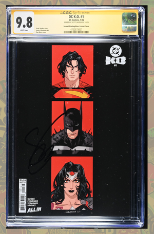 DC K.O. #1 (Of 5) 2nd Print Cover B Dan Mora Variant | CGC SS 9.8