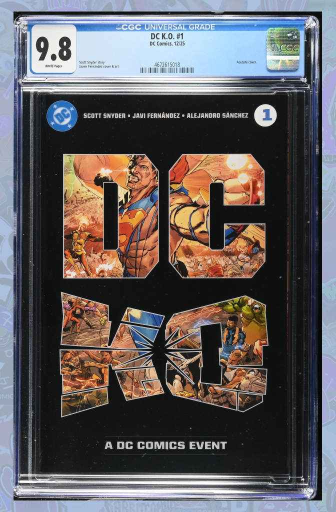 DC K.O. #1 (Of 5) Cover A Javier Fernandez Acetate | CGC 9.8