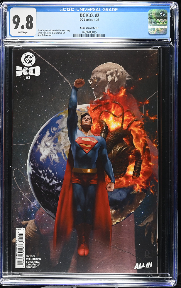 DC K.O. #2 (Of 5) 1:25 Ratio Variant | CGC 9.8