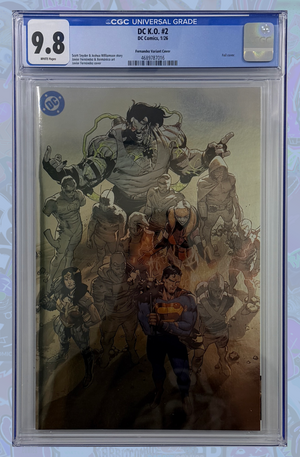 DC K.O. #2 (Of 5) Cover J Javier Fernandez Foil Variant | CGC 9.8