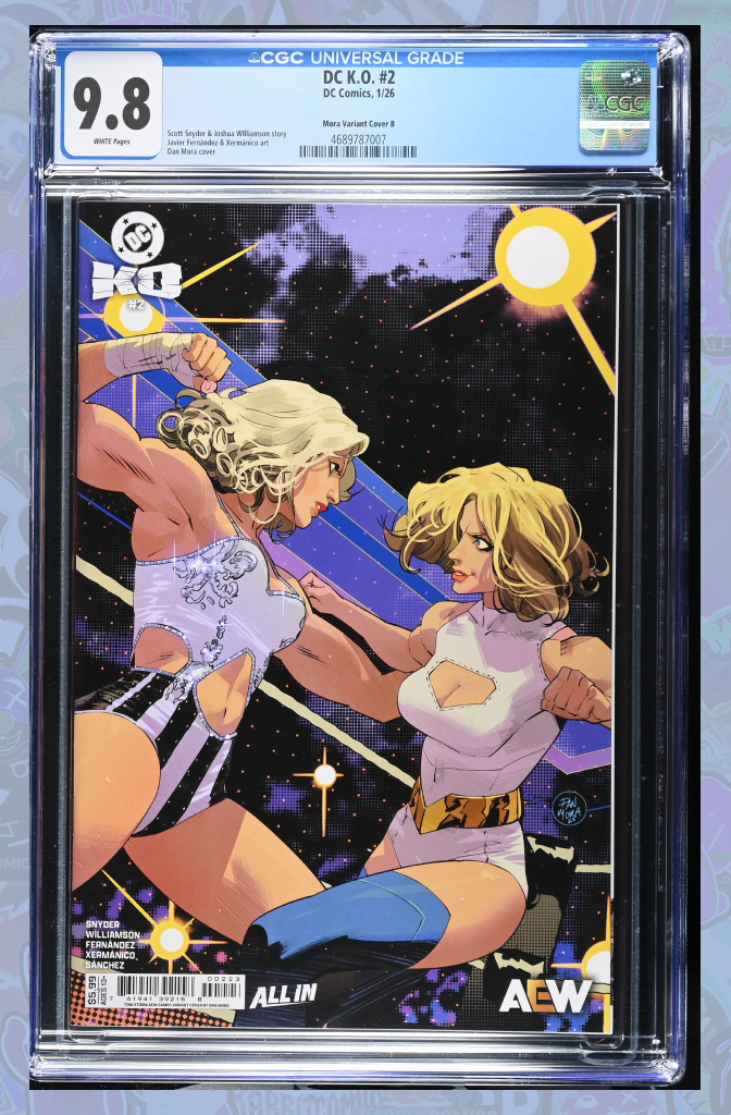 DC K.O. #2 (Of 5) Cover I Dan Mora Aew Cameo Card Stock Variant | CGC 9.8