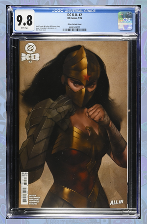 DC K.O. #2 (Of 5) Cover H Ben Oliver Face Off Card Stock Variant | CGC 9.8