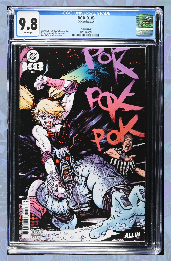 DC K.O. #3 (Of 5) Cover B Daniel Warren Johnson Card Stock Variant | CGC 9.8
