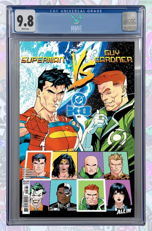 DC K.O. #3 (Of 5) Cover G Dan Mora Bracket Card Stock Variant | CGC 9.8