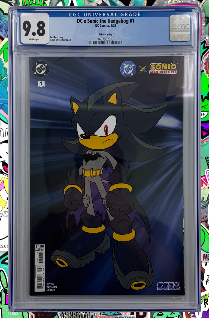 DC X Sonic The Hedgehog #1 (Of 5) | 3rd Print | CGC 9.8