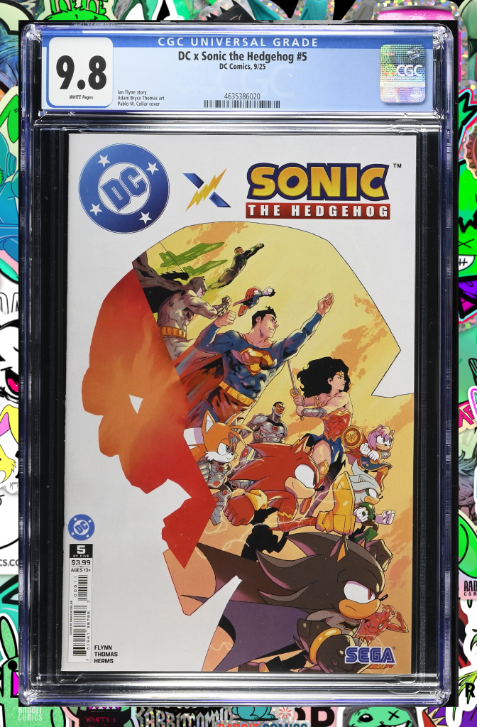 Dc X Sonic The Hedgehog #5 (Of 5) Cover A | CGC 9.8