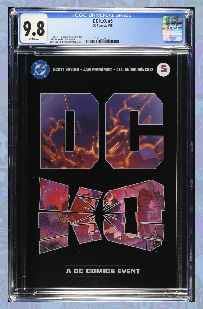 DC K.O. #5 (Of 5) Cover A Javier Fernandez Acetate | CGC 9.8