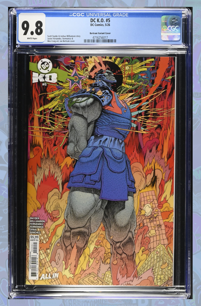 DC K.O. #5 (Of 5) Cover E Ian Bertram Card Stock Variant | CGC 9.8