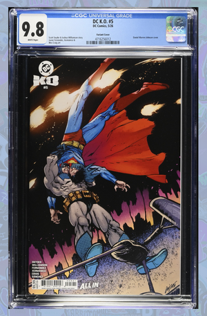 DC K.O. #5 (Of 5) Cover B Daniel Warren Johnson Card Stock Variant | CGC 9.8